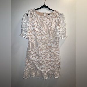 Lulu's XL white lace dress